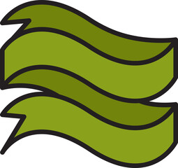 ribbon banner illustration