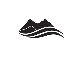 Keuken spatwand met foto this is a creative mountain business logo  © raihan