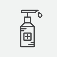 Hand Sanitizer Icon Vector Illustration