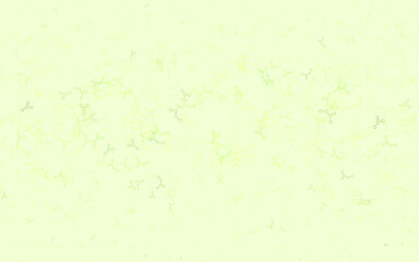 Light Green, Yellow vector texture with artificial intelligence concept.