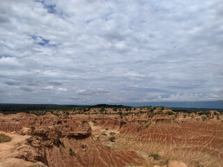 Paisaje Desert Tatacoa - Desierto de la Tatacoa - Huila, Colombia