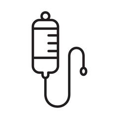 Infusion Medical Icon Vector Illustration