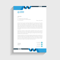 business style letterhead template design in a4 size