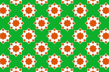 Geometric pattern in the colors of the national flag of Niger. The colors of Niger.