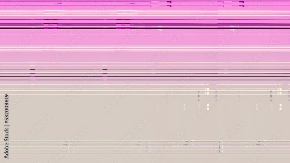 Aufkleber digital noise screen no signal glitch strobe abstract background