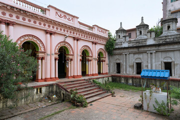Obraz premium Andul Rajbarhi , a palace or rajbari near Kolkata in Andul. Heritage site.