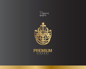 Luxury Perfume Logo Design Template