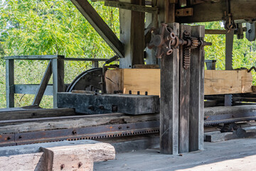 Bertolet Sawmill Machinery, Daniel Boone Homestead, Pennsylvania USA, Birdsboro, Pennsylvania