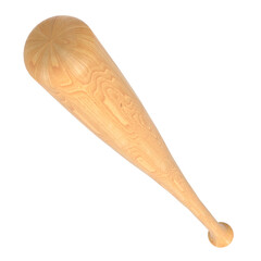 3D rendering illustration of a baseball bat