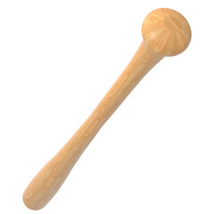 3D rendering illustration of a baseball bat