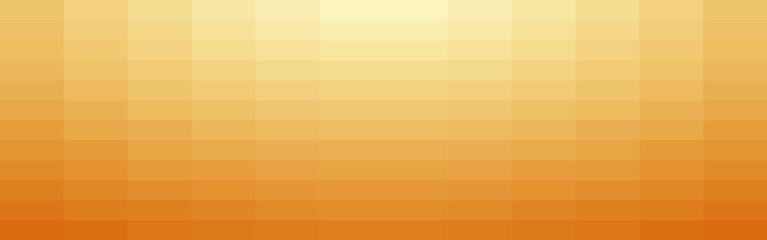 Abstract orange gradient rectangle mosaic banner background. Vector illustration.