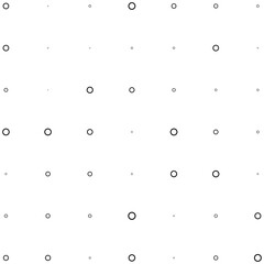 Bubbles halftone random pattern background. Vector illustration.