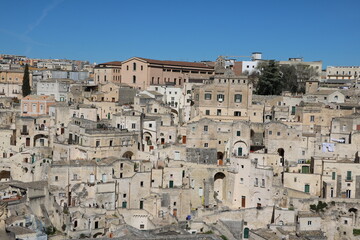 Fototapeta na wymiar Ancient Matera in Italy