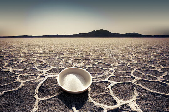 salt desert landscape