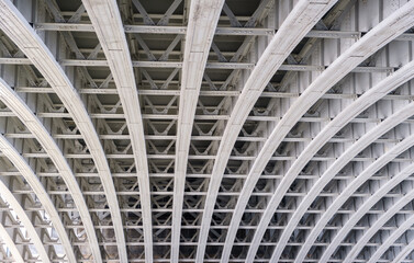 Bridge construction Metal sheet structure pattern Architecture details