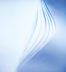Abstract background from white sheets of paper