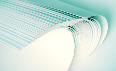 Abstract background from white sheets of paper
