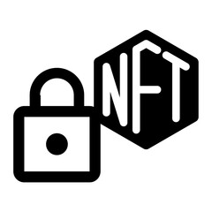 NFT Icons, NFT Logo, NFT Vector Illustration