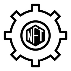 NFT Icons, NFT Logo, NFT Vector Illustration