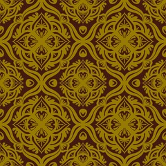 Seamless geometric folklore ornament, Tribal ethnic texture. Seamless striped pattern in Aztec style, Figure tribal embroidery, Scandinavian, Ikat pattern