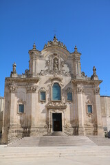 Fototapeta na wymiar Chiesa di San Francesco d'Assisi in Matera, Italy