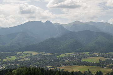 Tatra Mountains, view of the mountains,