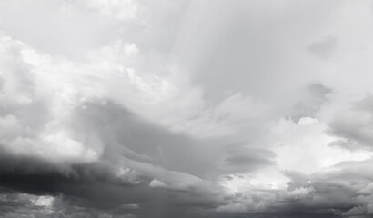 Grey storm clouds