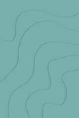 modern pastel green background with waves