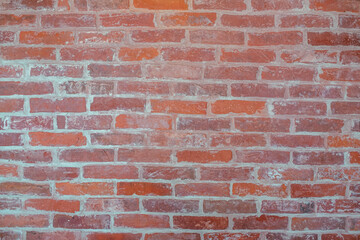 background of an old red brick wall