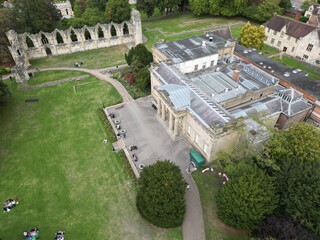 gardens in the centre of York,  former grounds of St Mary's Abbey,  created in the 1830s by the...