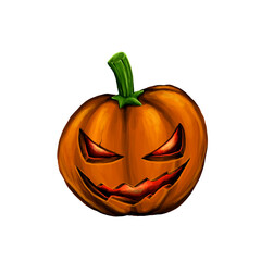 halloween pumpkin with hat
