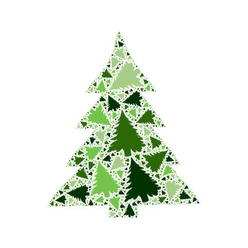 abstract christmas tree pattern transparent digital image 