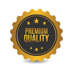 Premium Quality Badge Gold