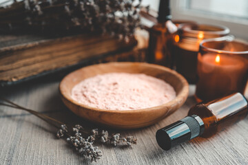 An old book with recipes for beauty and youth, care products.