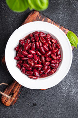 beans red legume healthy meal food snack on the table copy space food background
