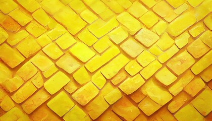 Yellow brick road background. Can be used as wallpaper by ai