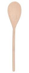 A wooden spoon (kitchen utensil), isolated.
