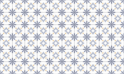 Illustration of tiles textured pattern.