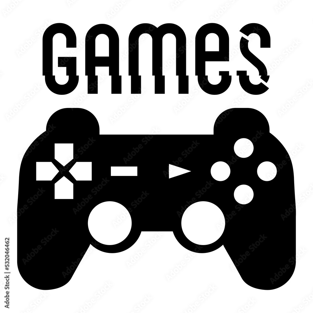 Poster modern black and white background for games streaming. game backdrop with gamepad. vector eps 10