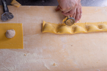 Making home made ravioli series of photo full lesson - 532047018