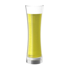 3D rendering illustration of a beer glass