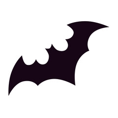halloween black bat flying