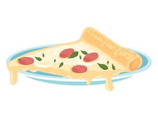 delicious pizza italian food