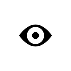 Eye icon vector for web and mobile app. Eye sign and symbol. Look and Vision icon.