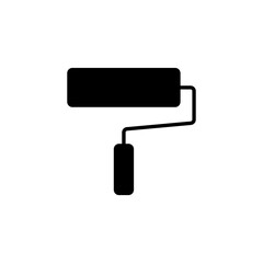 Paint icon vector for web and mobile app. paint brush sign and symbol. paint roller icon vector