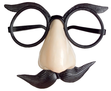 A Groucho mask with glasses, moustache and a big nose