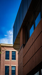 office building with blue sky - Colorado