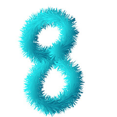 3D cartoon fun animal fur number 8