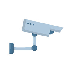 Vector graphic of CCTV camera. Surveillance camera illustration with flat design style. Suitable for content design assets