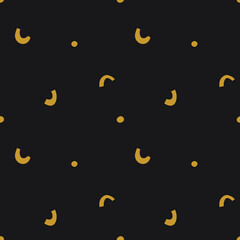 Vector seamless pattern with abstract elements . Trendy organic shape background for social media, invitation, web.